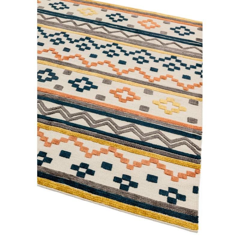 Theo Earth Tone Geo Rug by Attic Rugs