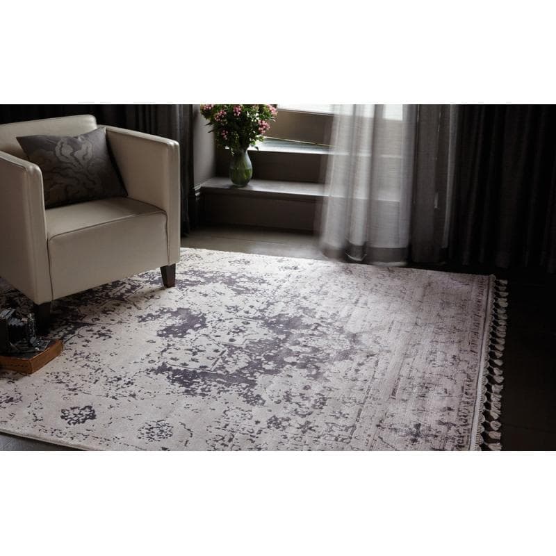 Vintage Taupe Rug by Attic Rugs