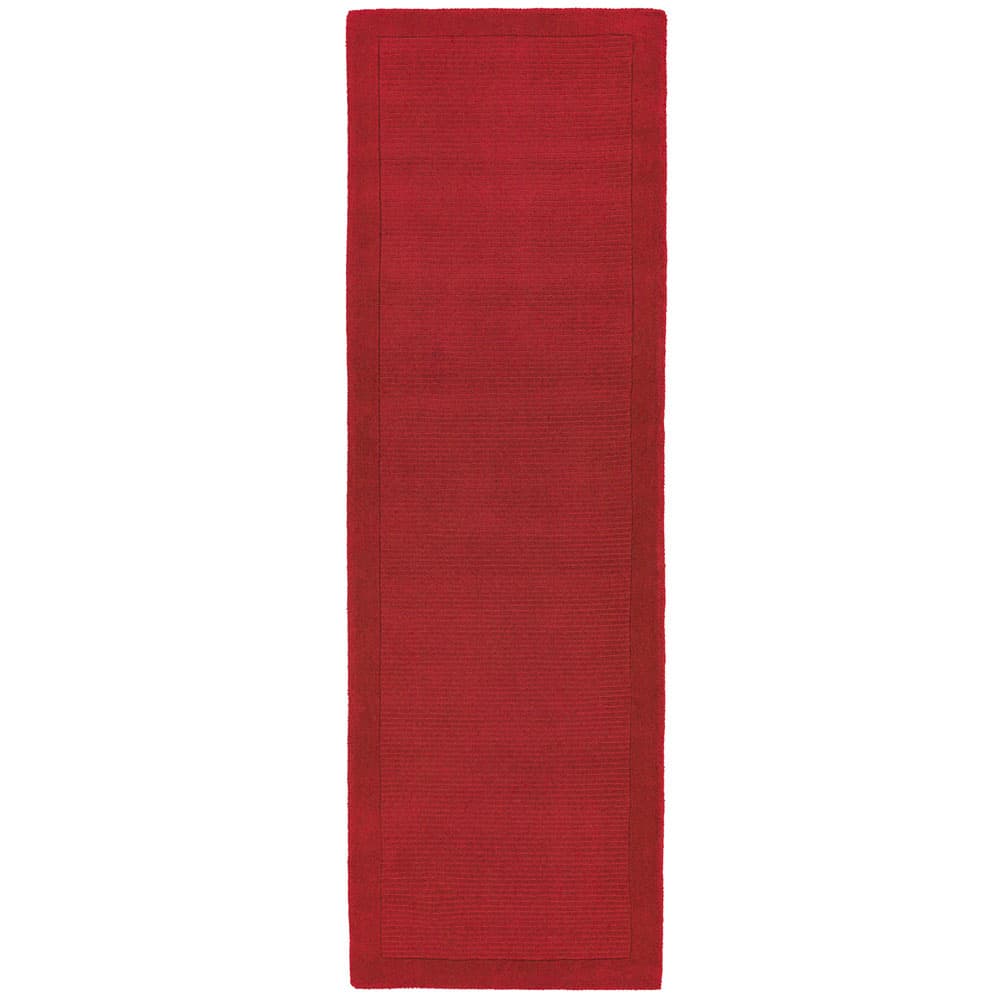 York Poppy Wool Runner Rug by Attic Rugs