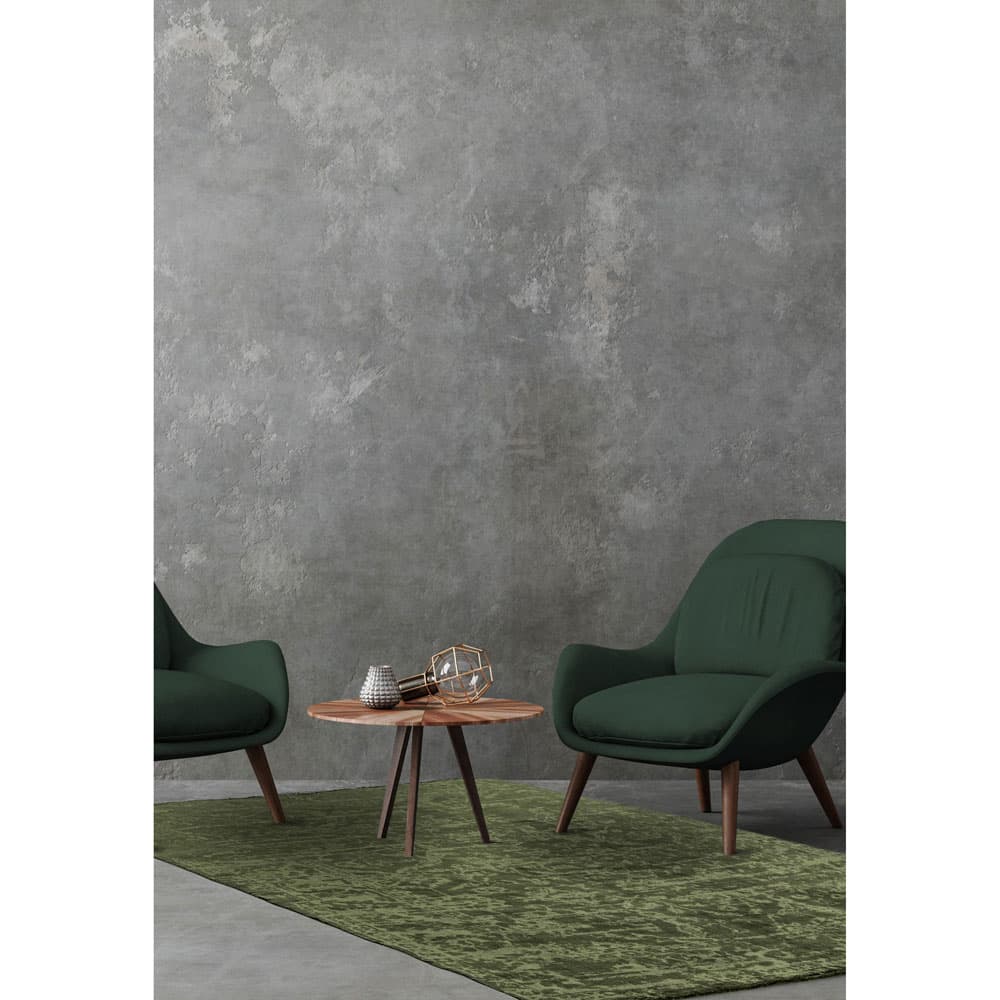 Zehraya Ze06 Green Abstract Rug by Attic Rugs