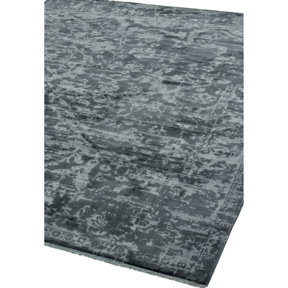 Zehraya Ze07 Charcoal Abstract Rug by Attic Rugs