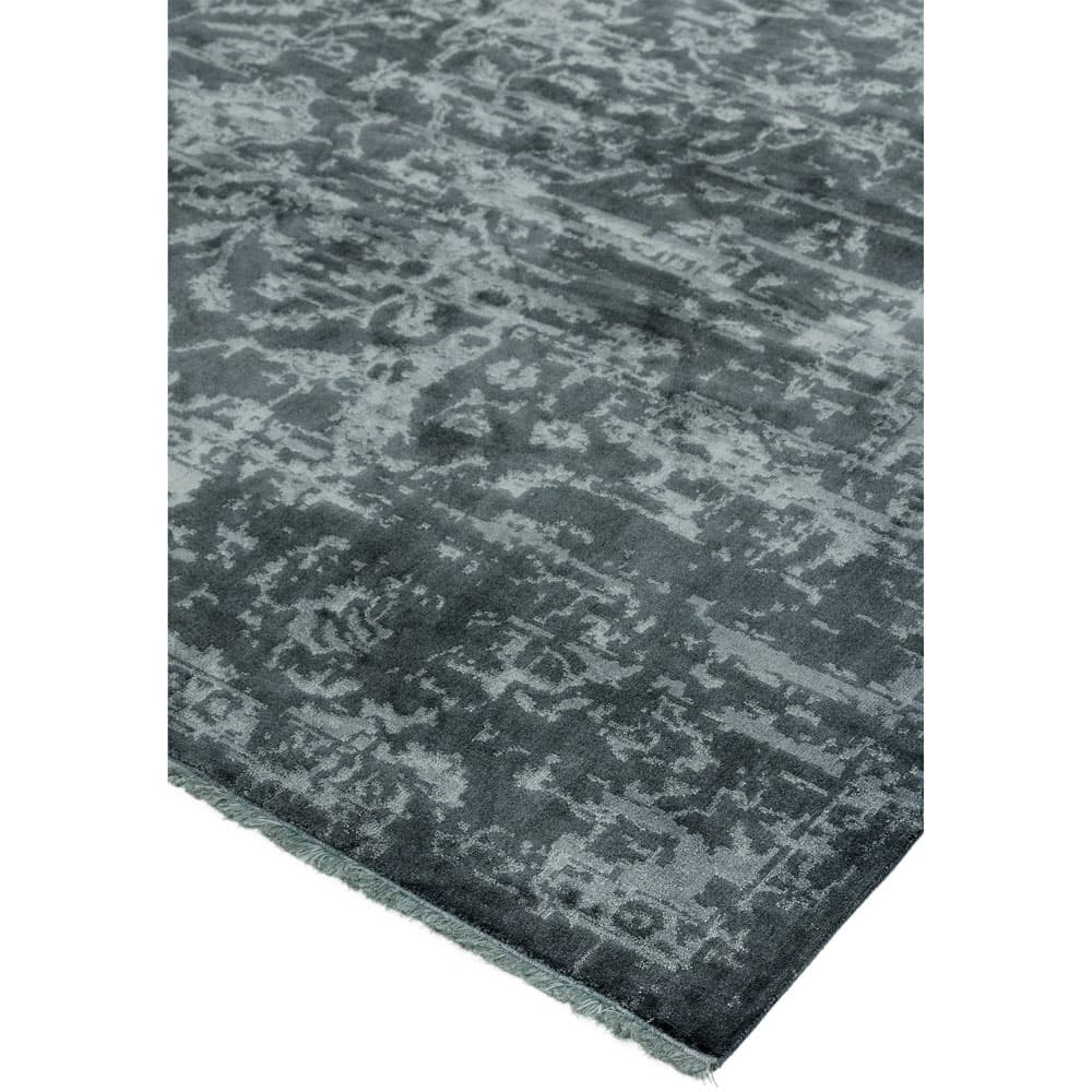 Zehraya Ze07 Charcoal Abstract Rug by Attic Rugs