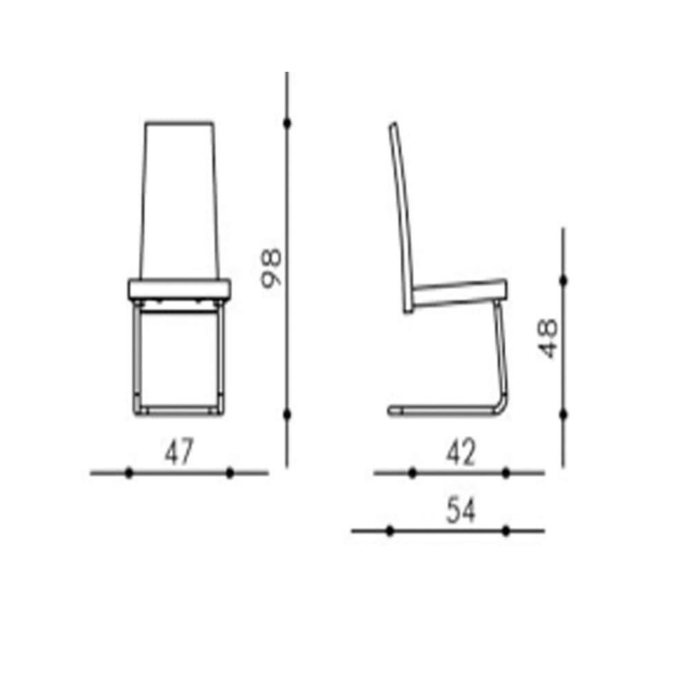 Alvaro Dining Chair by Bacher Tische