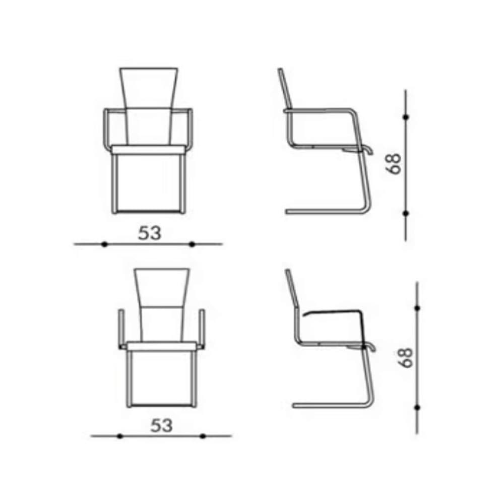 Giacomo Armchair by Bacher Tische