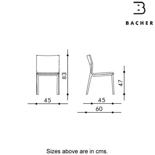 Mirado Wood Dining Chair by Bacher Tische