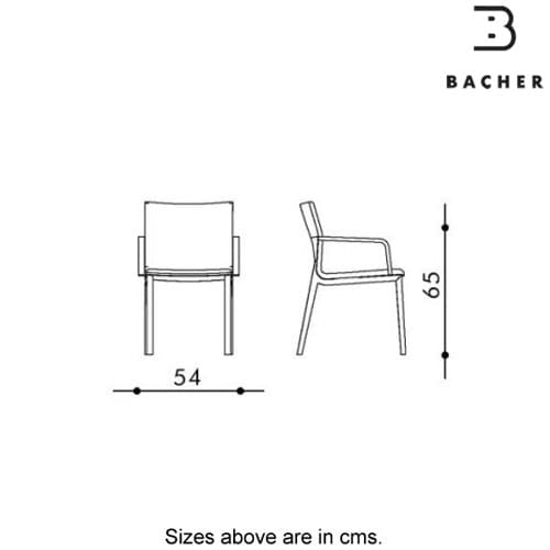 Mirado Wood Armchair by Bacher Tische