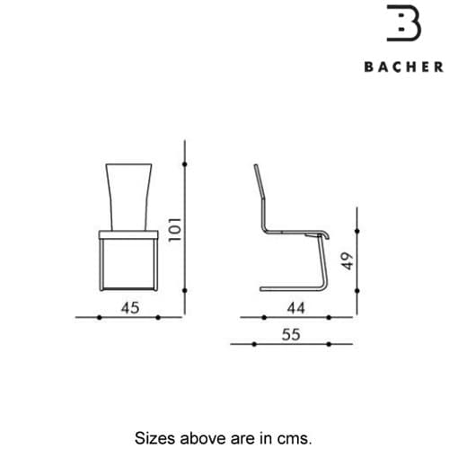 Lenny Dining Chair by Bacher Tische