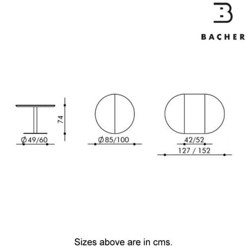 Piazzetta Extending Dining Table by Bacher Tische