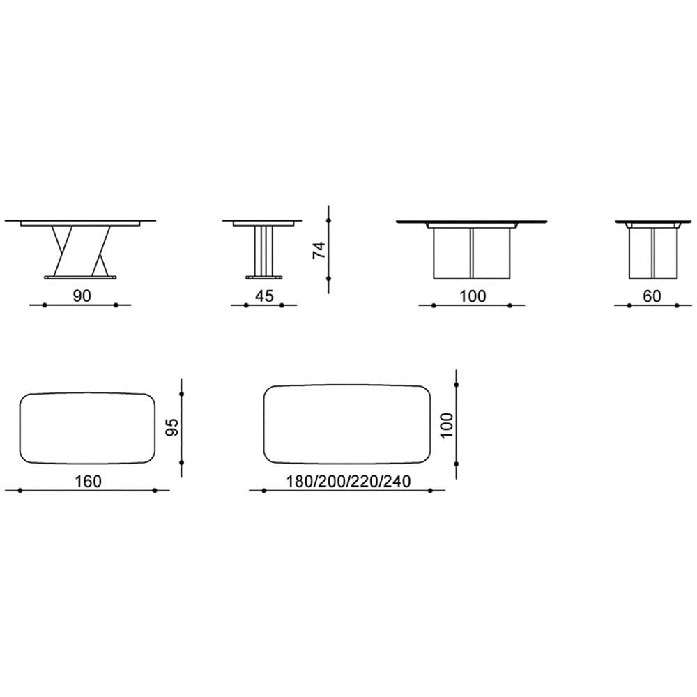 Rondono Dining Table by Bacher Tische