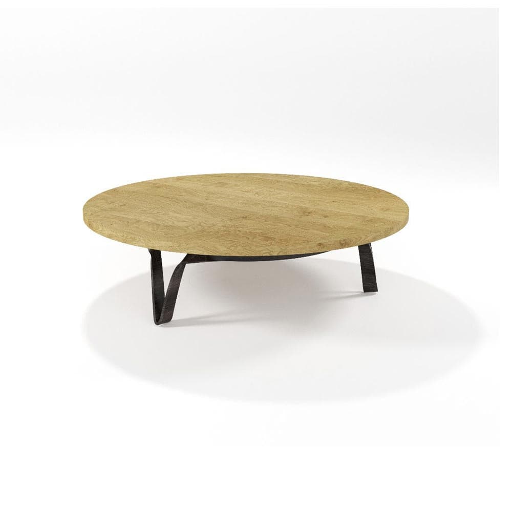 Compasso Low Circular Coffee Table by Barel