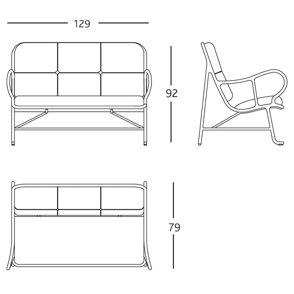 Gardenias Sofa by Bd Barcelona