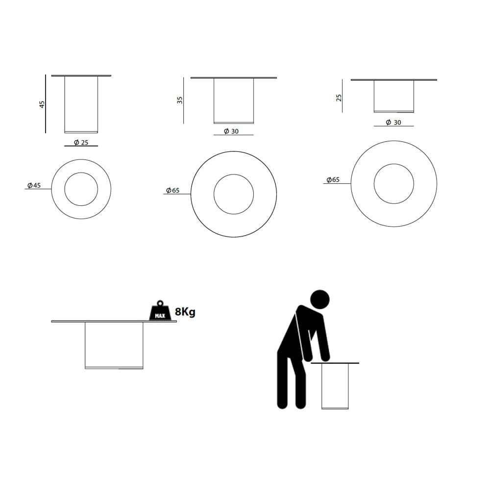 2001 Side Table by Bd Barcelona