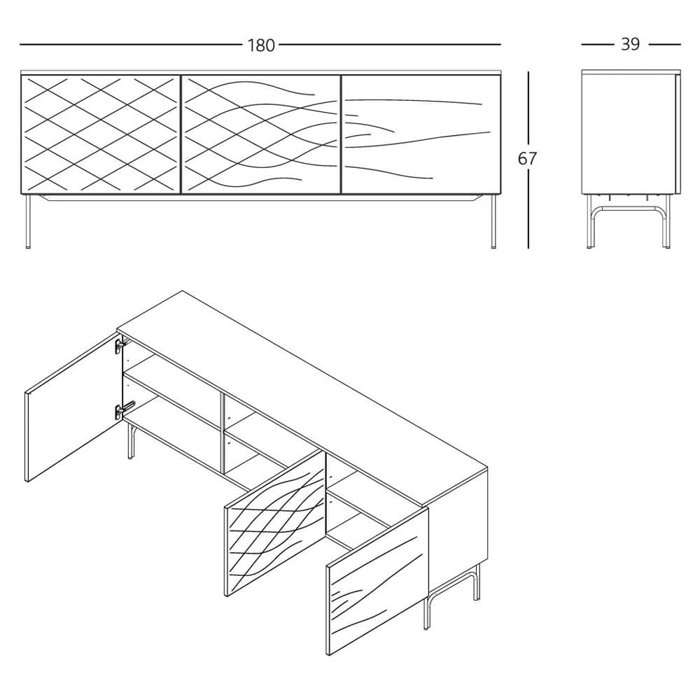 Couture Sideboard by Bd Barcelona