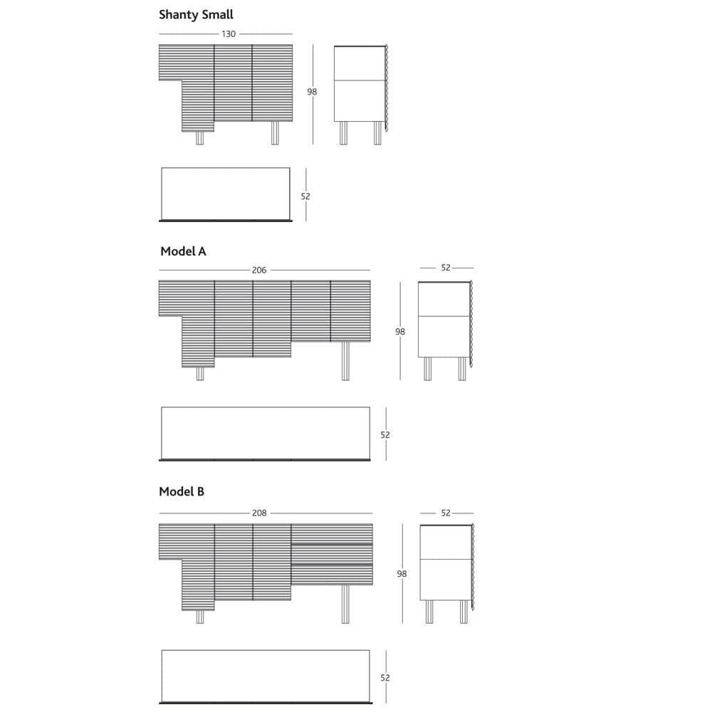 Shanty Sideboard by Bd Barcelona