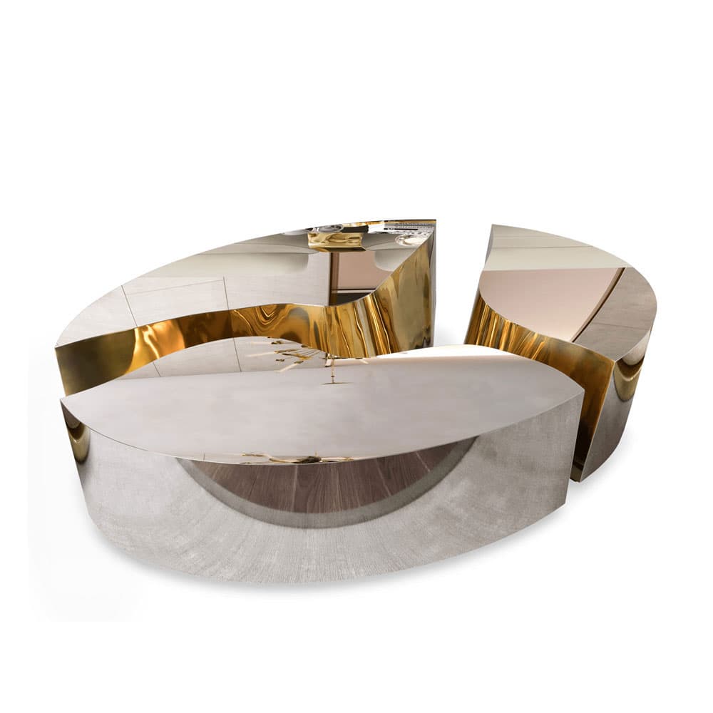 Lapiaz Oval Coffee Table by Boca Do Lobo