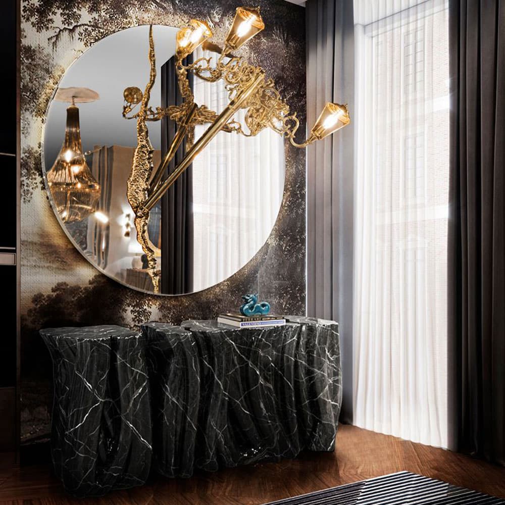 Lumiere Round Mirror by Boca Do Lobo