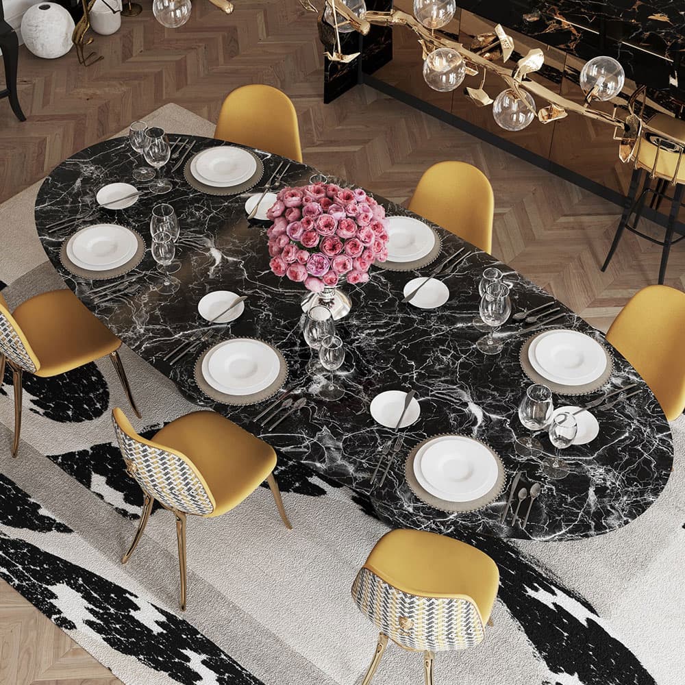 Pietra Oval Xl Dining Table by Boca Do Lobo