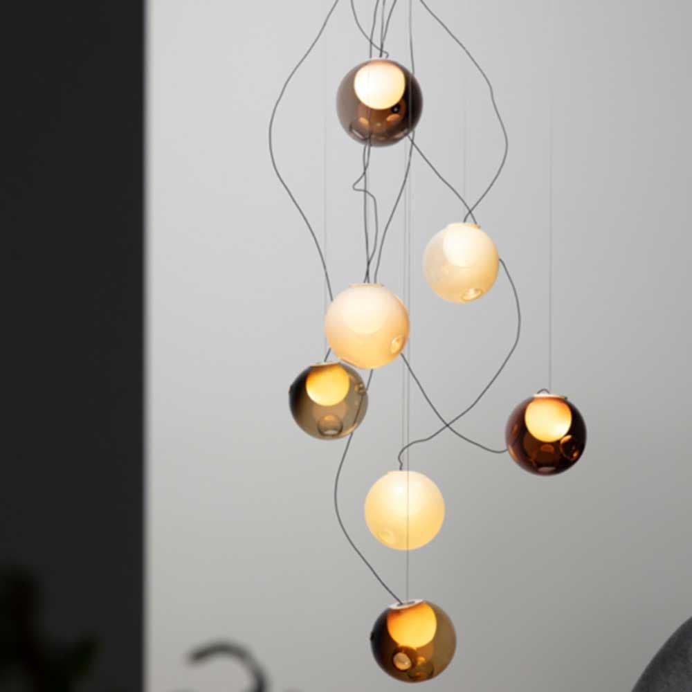 28 Semi-Rigid Suspension Lamp by Bocci