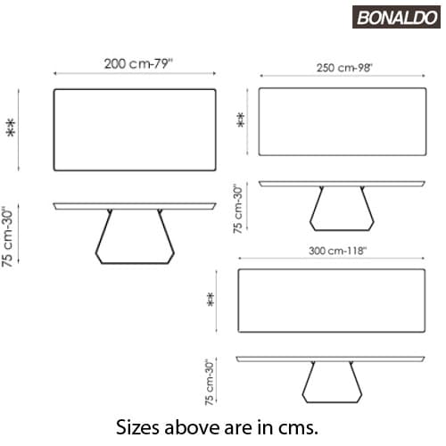 Amond Dining Table by Bonaldo