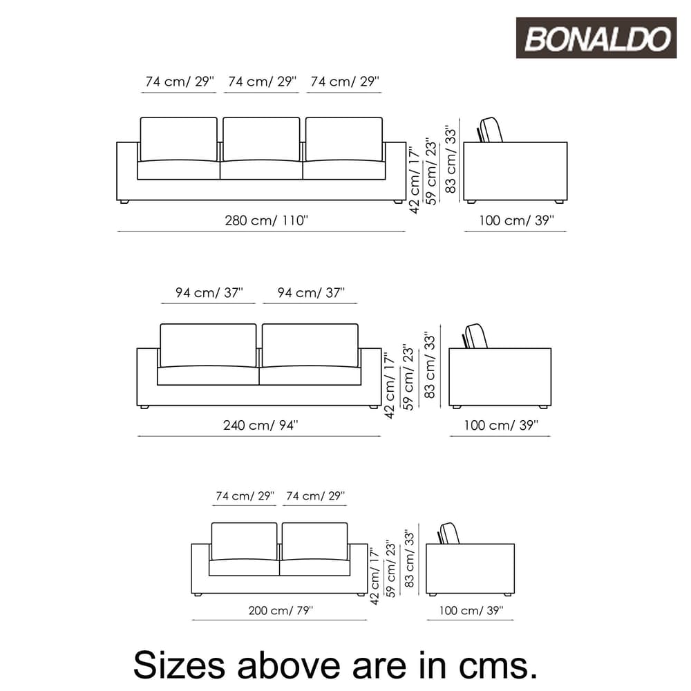 Hiro Sofa by Bonaldo