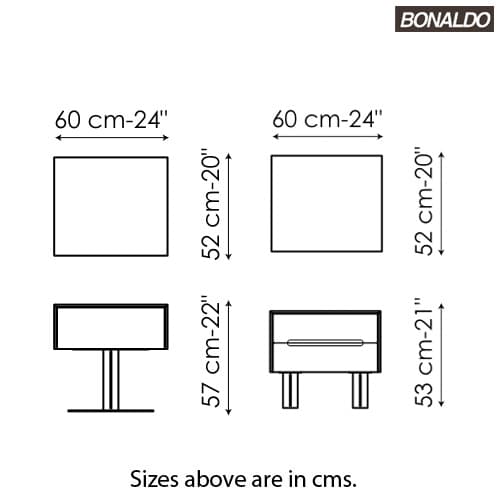 Wai Side Table by Bonaldo