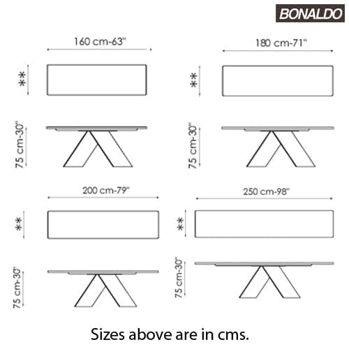 Ax Console Table by Bonaldo