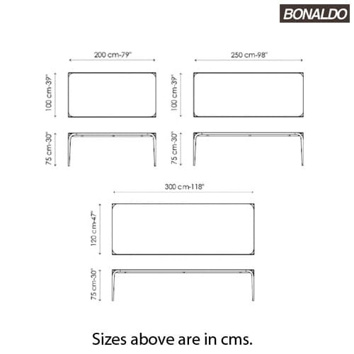 Delta Dining Table by Bonaldo