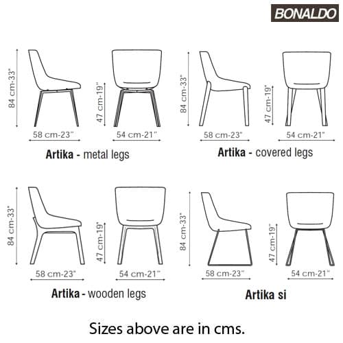 Artika Dining Chair by Bonaldo