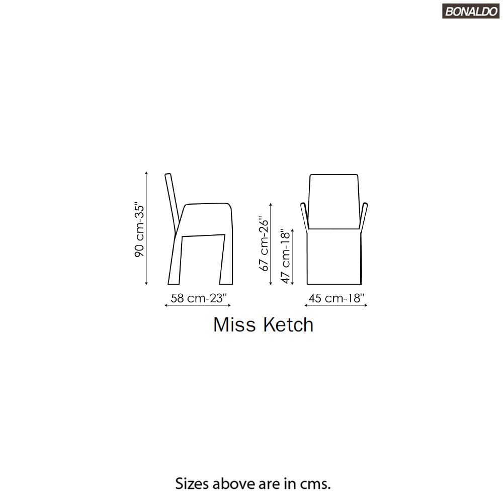 Miss Ketch Armchair by Bonaldo