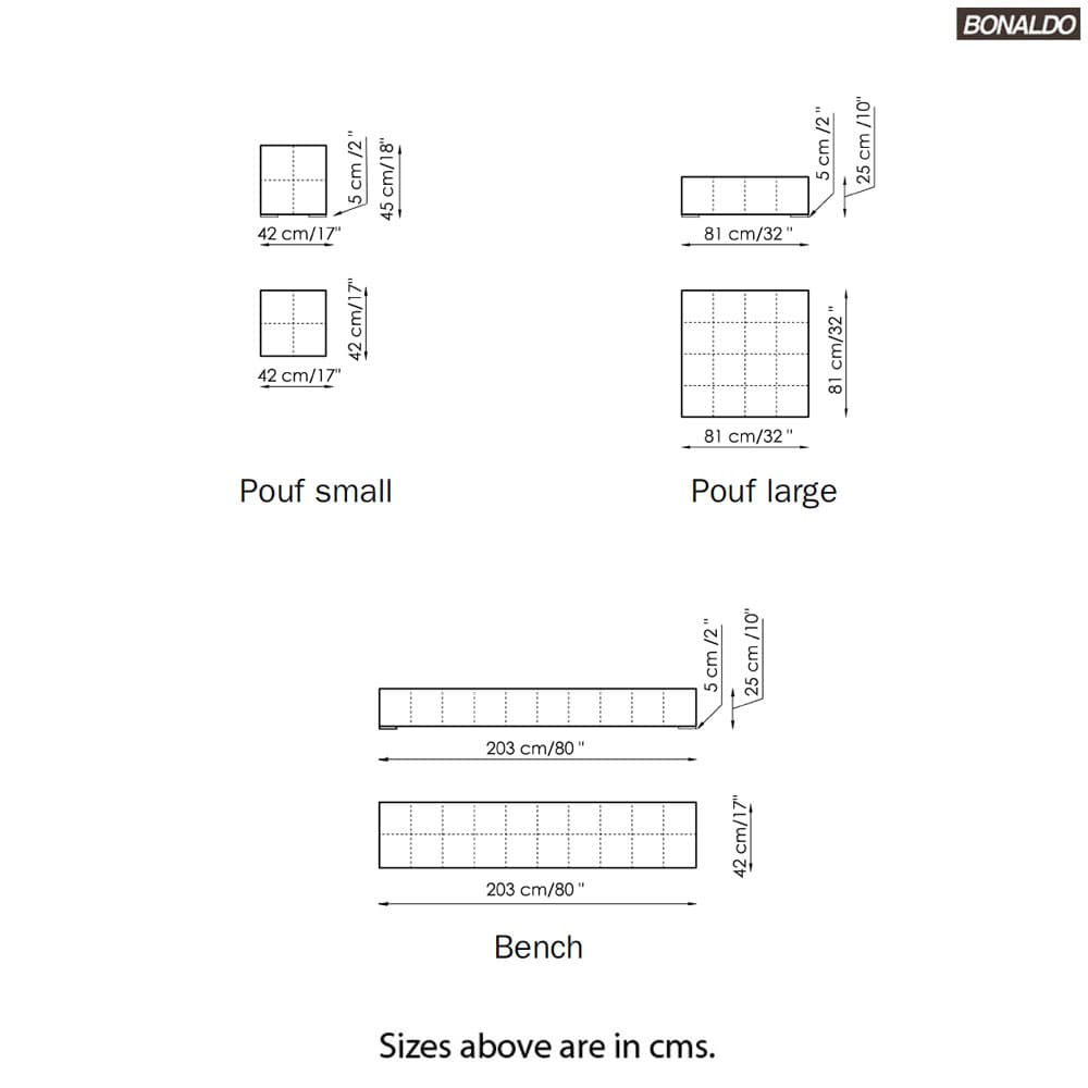 Squaring Bench by Bonaldo