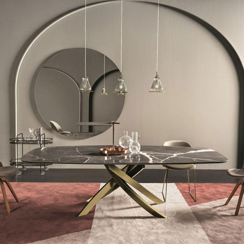 Artistico Barrel Shaped Dining Table by Bontempi