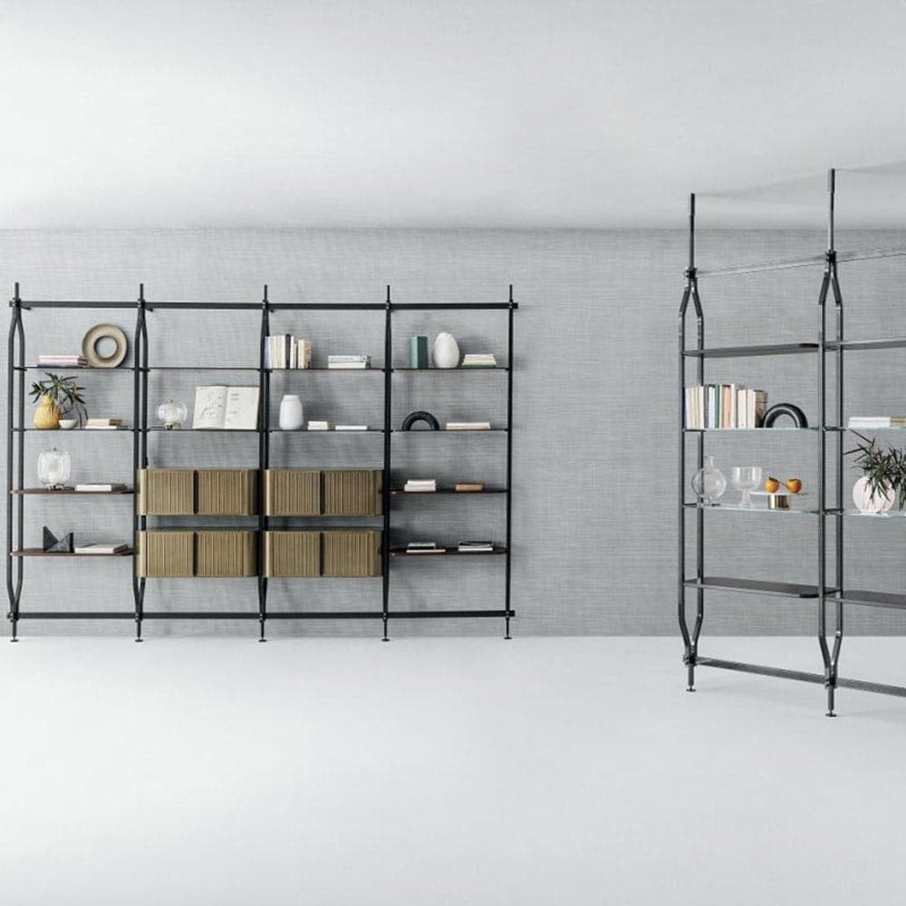 Charlotte Wall Fixing Bookcase by Bontempi