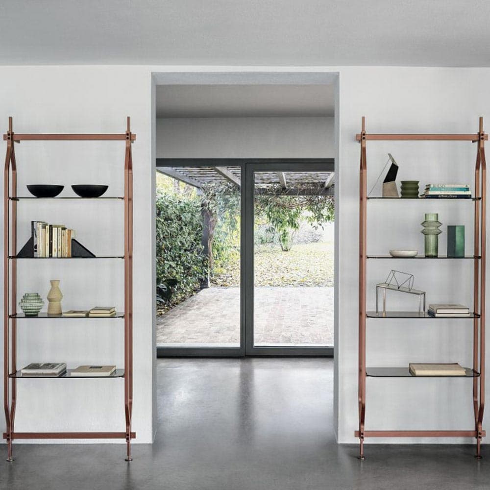 Charlotte Wall Fixing Bookcase by Bontempi