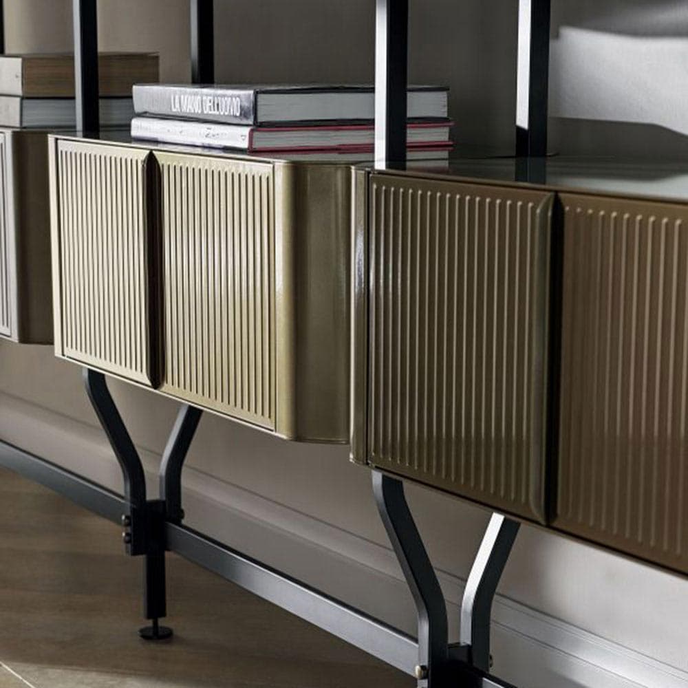 Charlotte Wall Fixing Bookcase by Bontempi