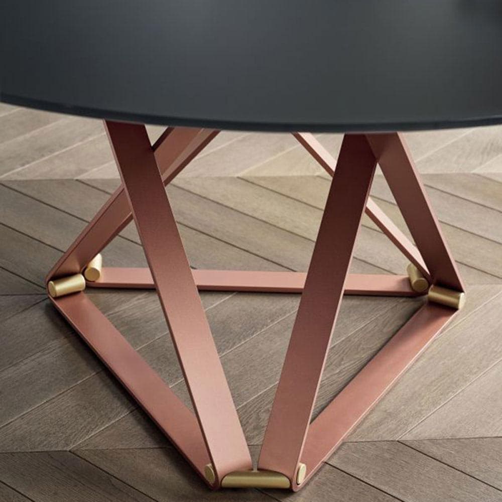 Delta Round Dining Table by Bontempi