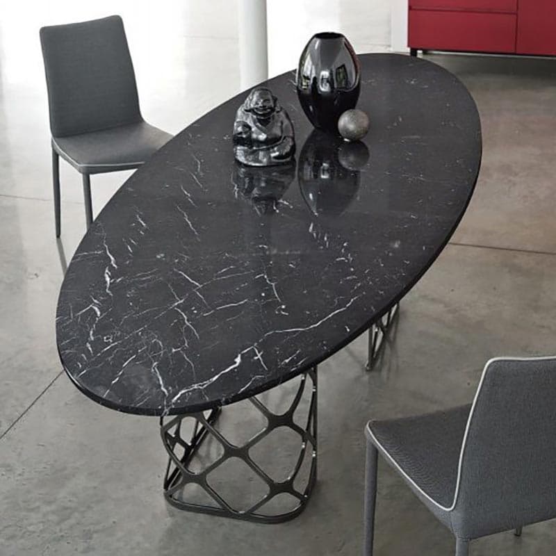 Majesty Oval Shaped Dining Table by Bontempi Casa