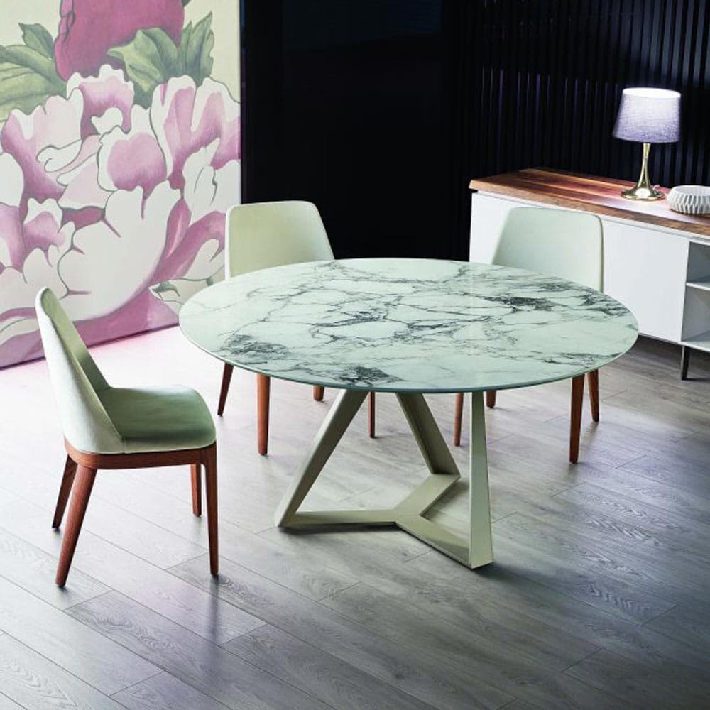 Millennium Round Dining Table by Bontempi