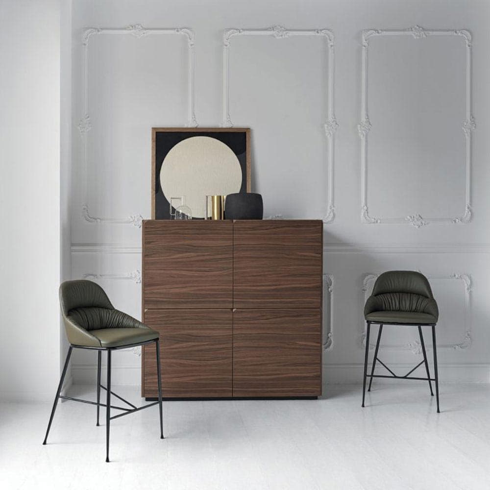 Pica Veneer Wood Sideboard by Bontempi