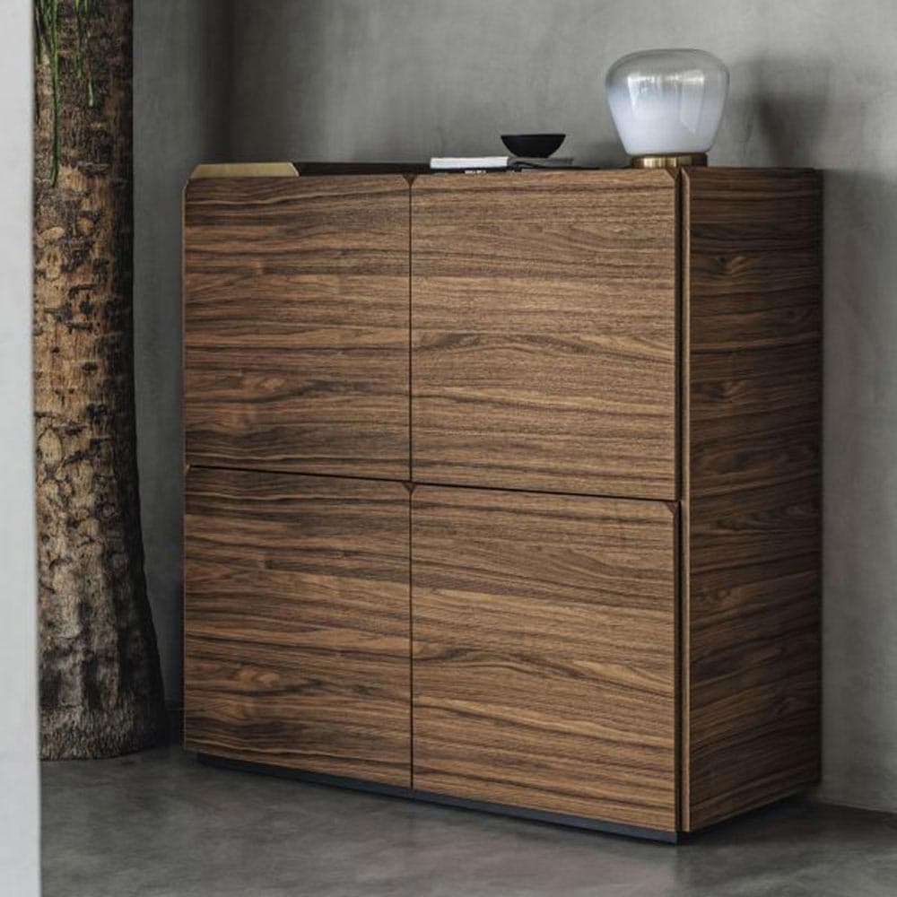 Pica Veneer Wood Sideboard by Bontempi