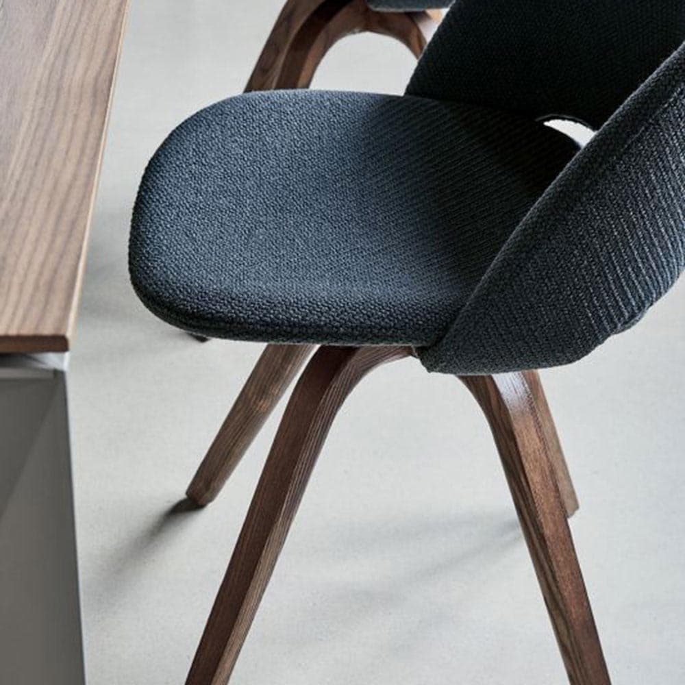 Polo Covered Dining Chair by Bontempi