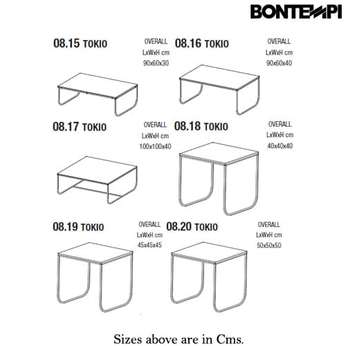 Tokio Coffee Table by Bontempi