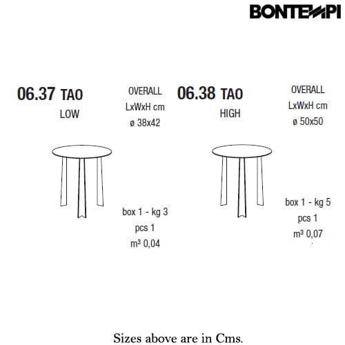 Tao Coffee Table by Bontempi