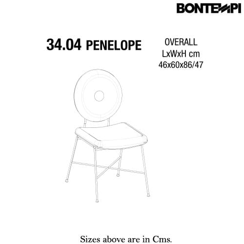 Penelope Dining Chair by Bontempi