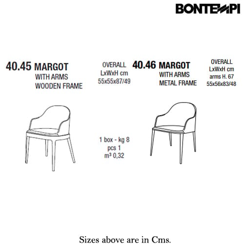 Margot Armchair by Bontempi