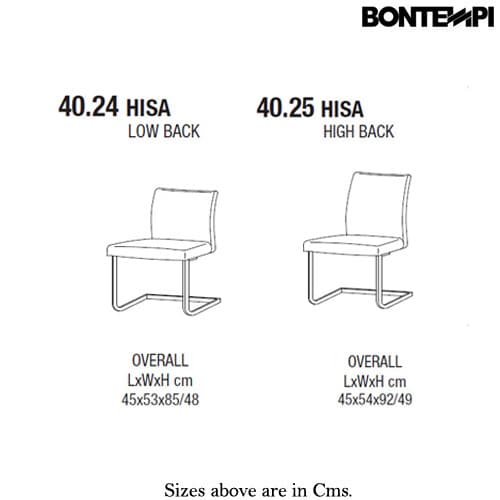 Hisa Dining Chair by Bontempi