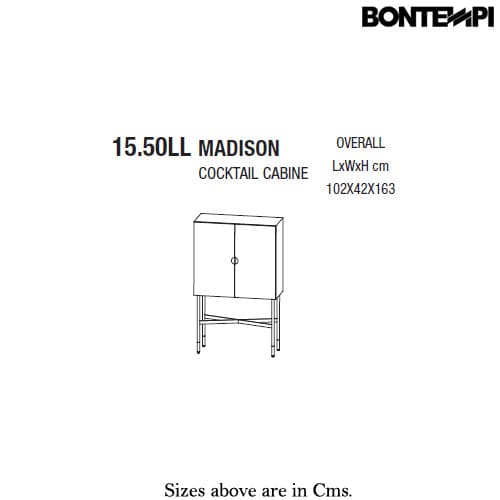 Madison Tall Boy by Bontempi