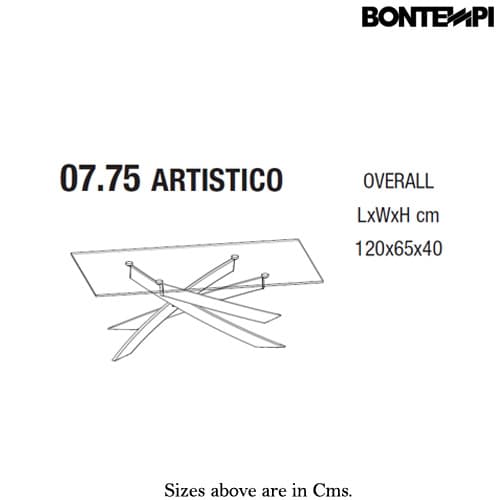 Artistico 07-75 Coffee Table by Bontempi