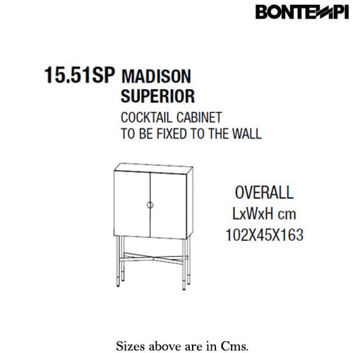 Madison Superior Supermarmo Madison Superior Supermarmo Drinks Cabinet by Bontempi