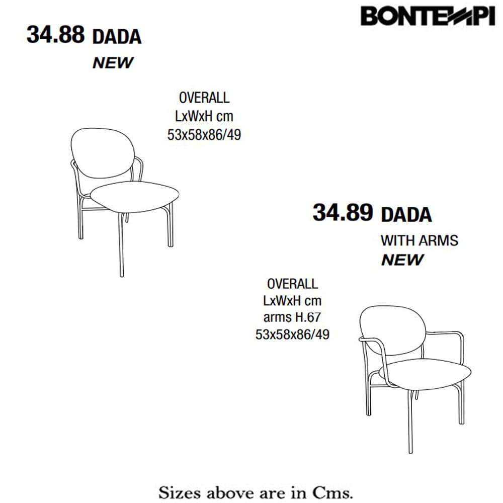 Dada Dining Chair by Bontempi