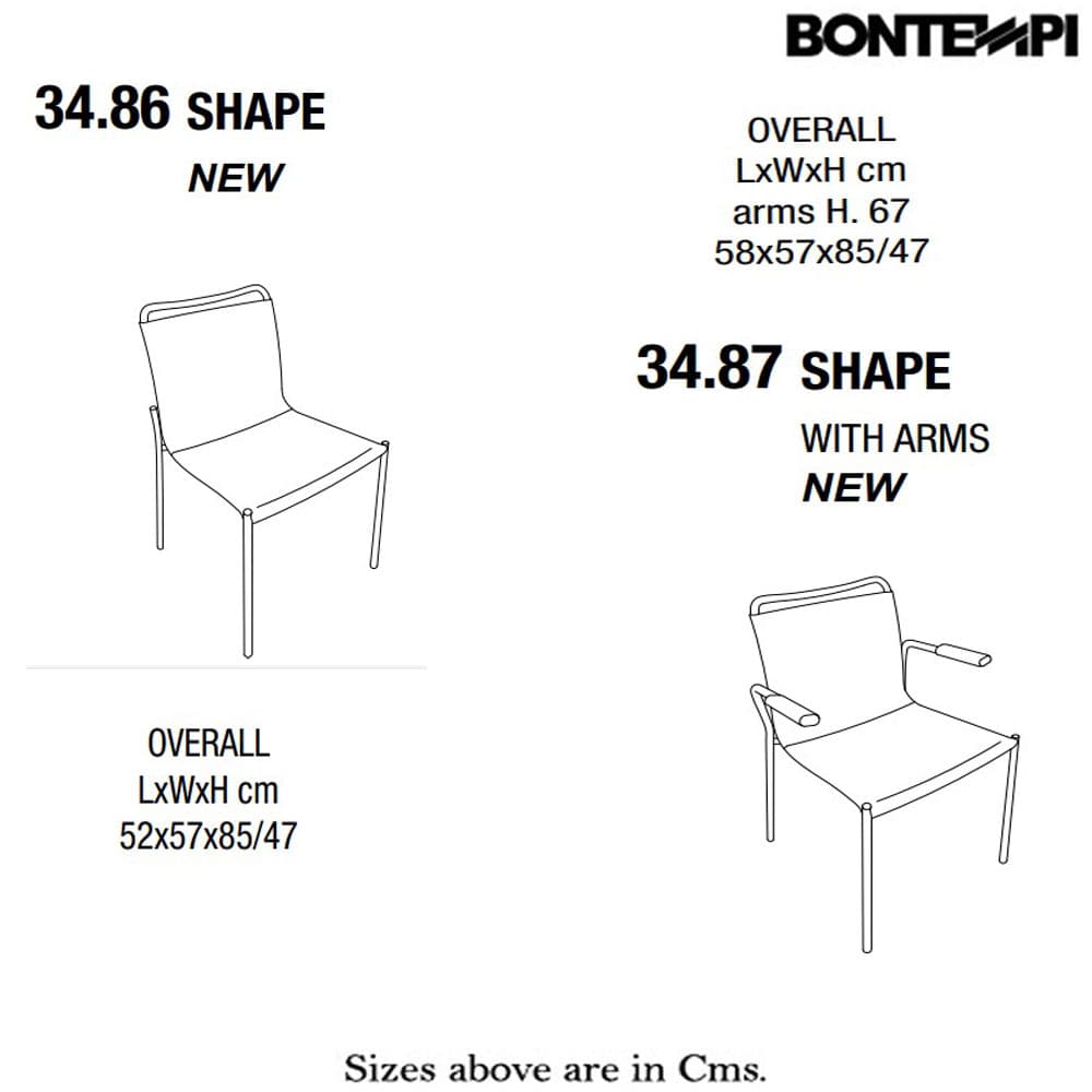 Shape Dining Chair by Bontempi